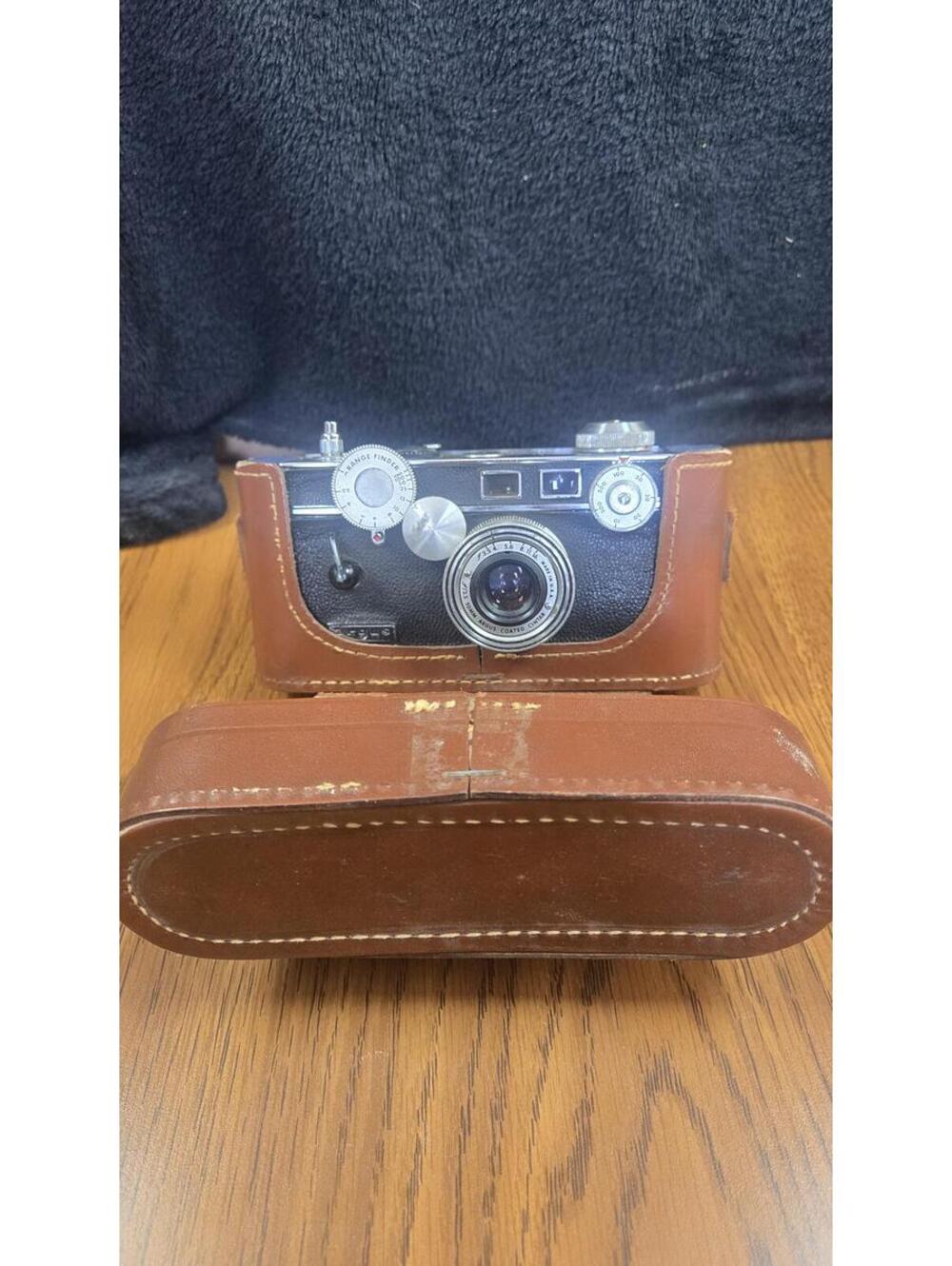 Vintage Argus Camera with Leather Case
